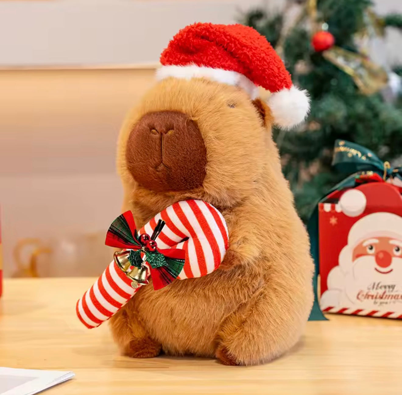 Christmas Capybara, Candy Cane