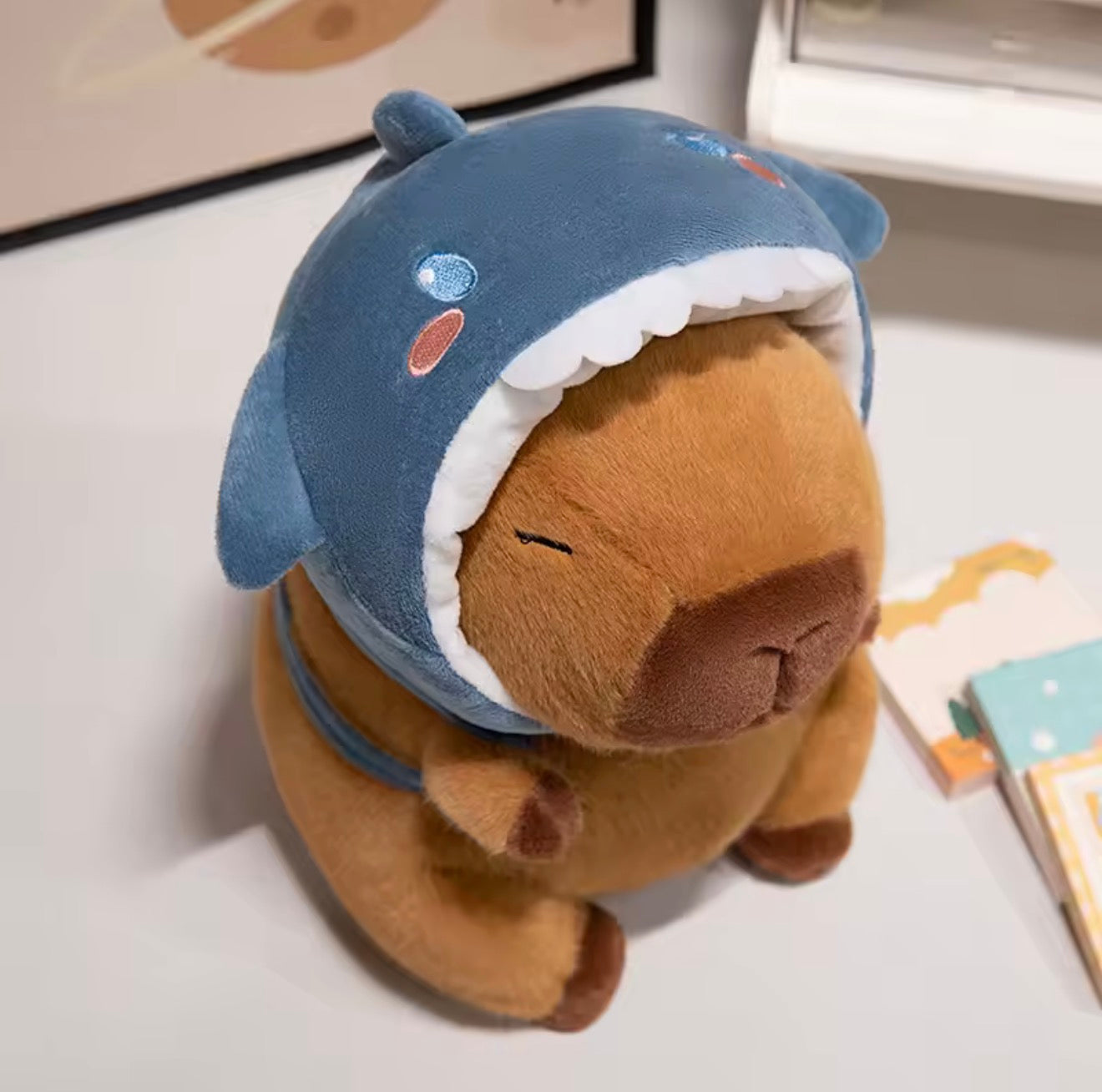 Capybara, Shark Hat